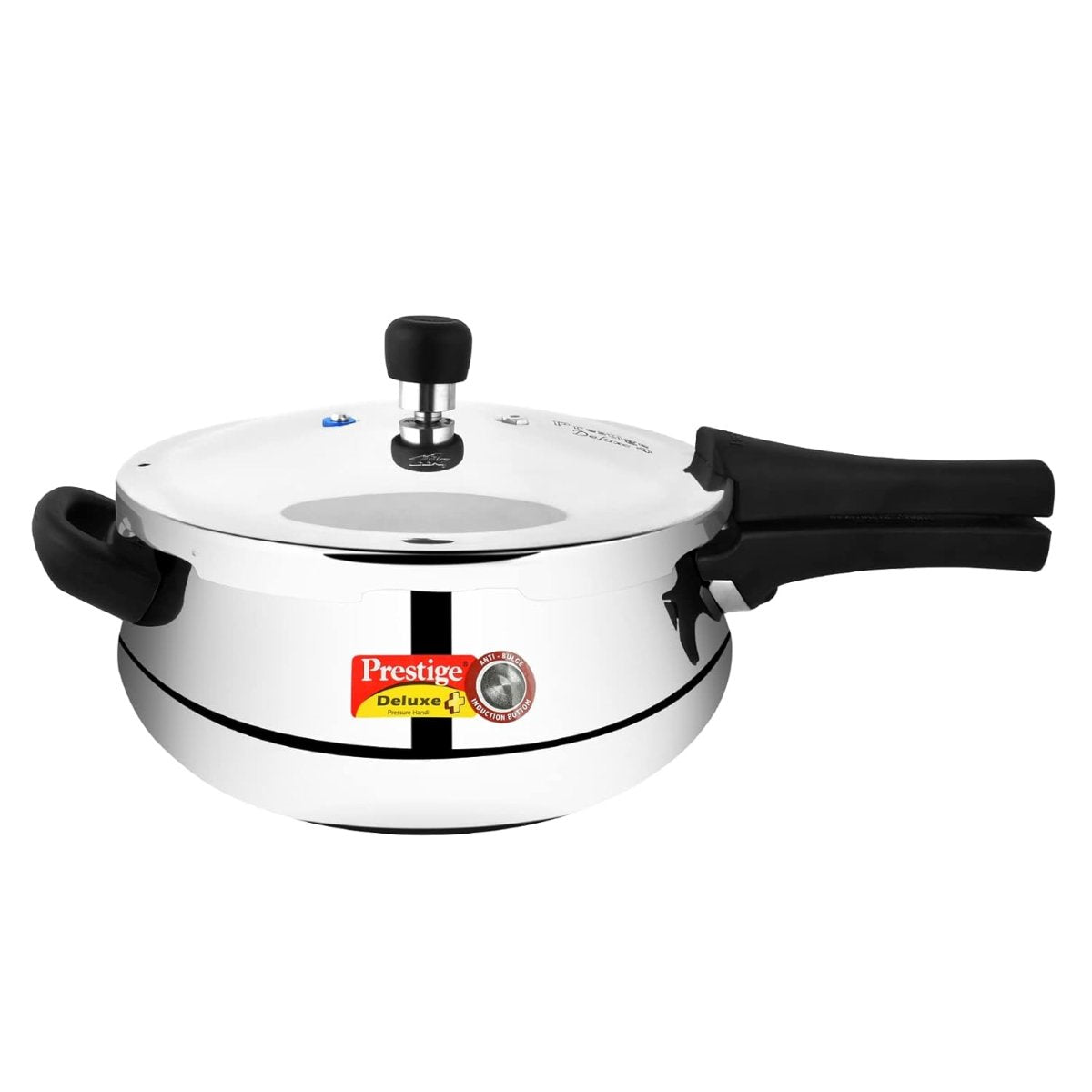 Prestige Deluxe Plus Aluminum 5L Junior Handi Pressure Cooker, Outer Lid - 10794