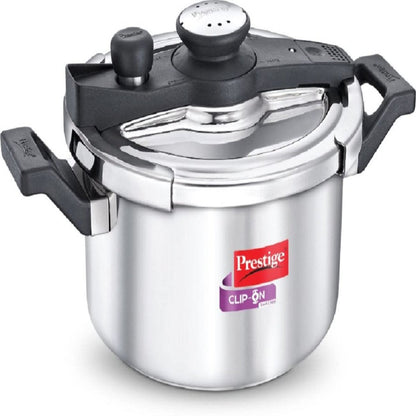 Prestige Clip On Savchh Stainless Steel 5 Litre Pressure Cooker - 20230