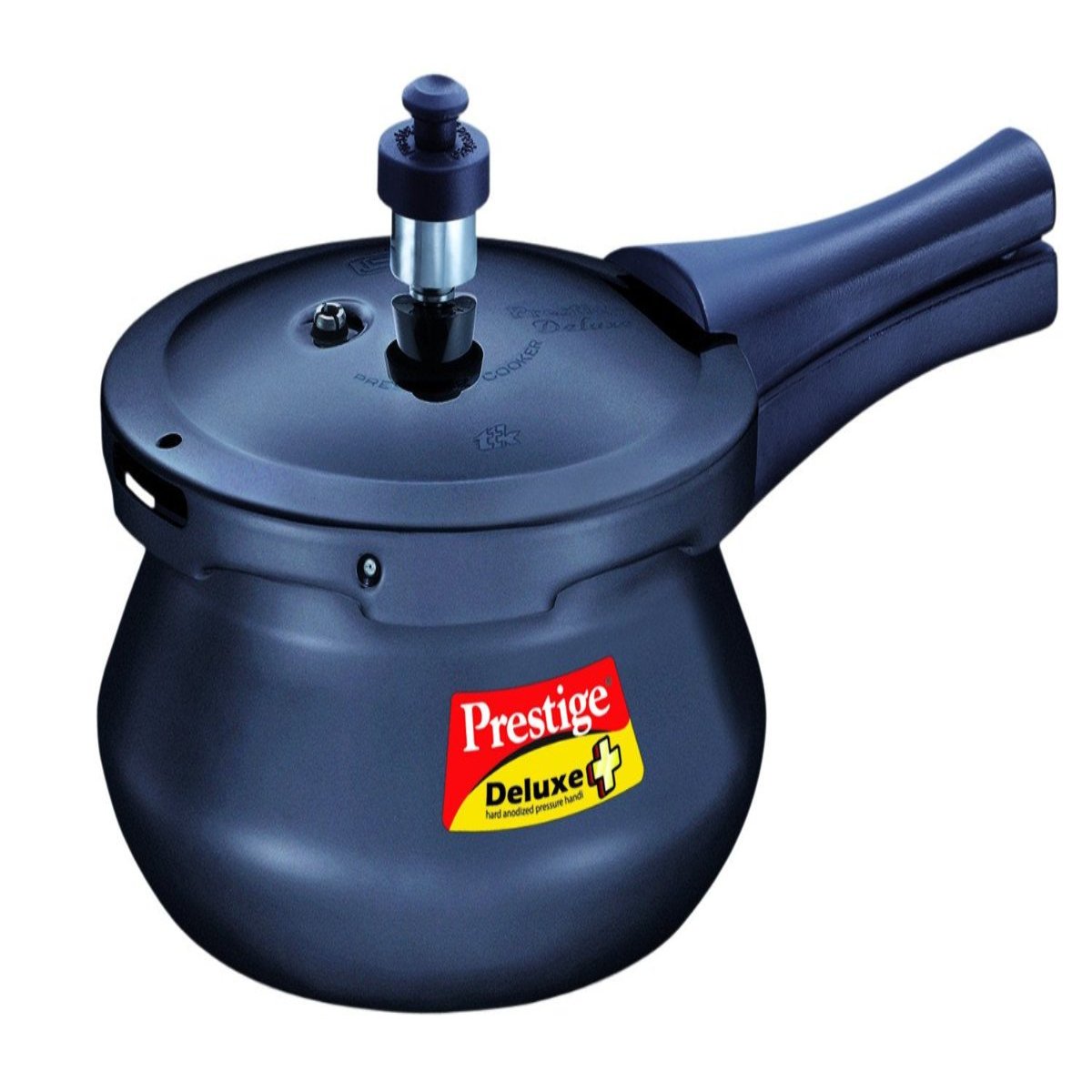 Prestige Deluxe Plus Aluminium Hard Anodised 2L Baby Handi Pressure Cooker 20355