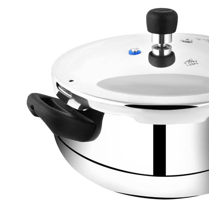 Prestige Deluxe Plus Aluminum 5L Junior Handi Pressure Cooker, Outer Lid - 10794