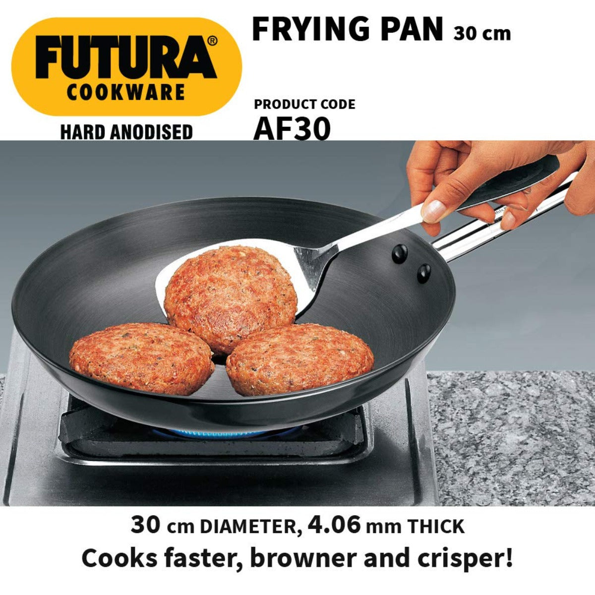 Futura Hard Anodised Frying Pan by Hawkins AF29