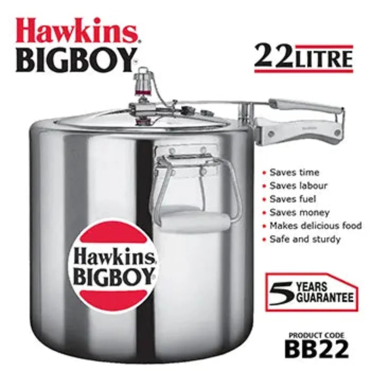 Hawkins BigBoy Aluminium Pressure Cooker