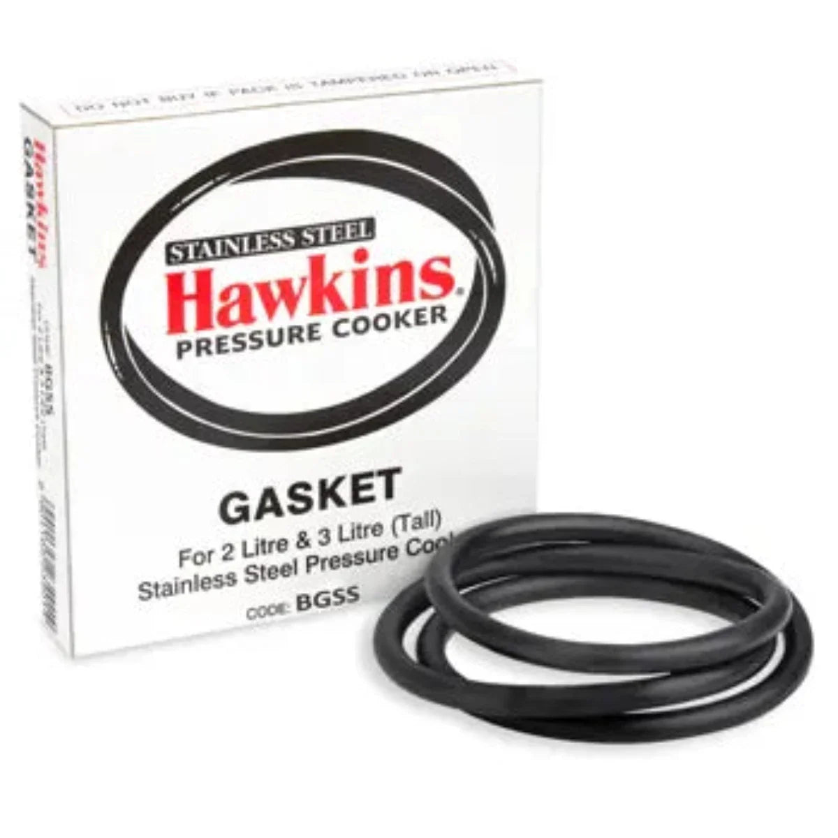 Hawkins Baby Gasket -(BGSS) Tall Stainless Steel Pressure Cooker 2-3 L