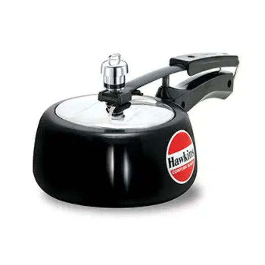 Hawkins Contura Black Hard Anodised Pressure Cooker