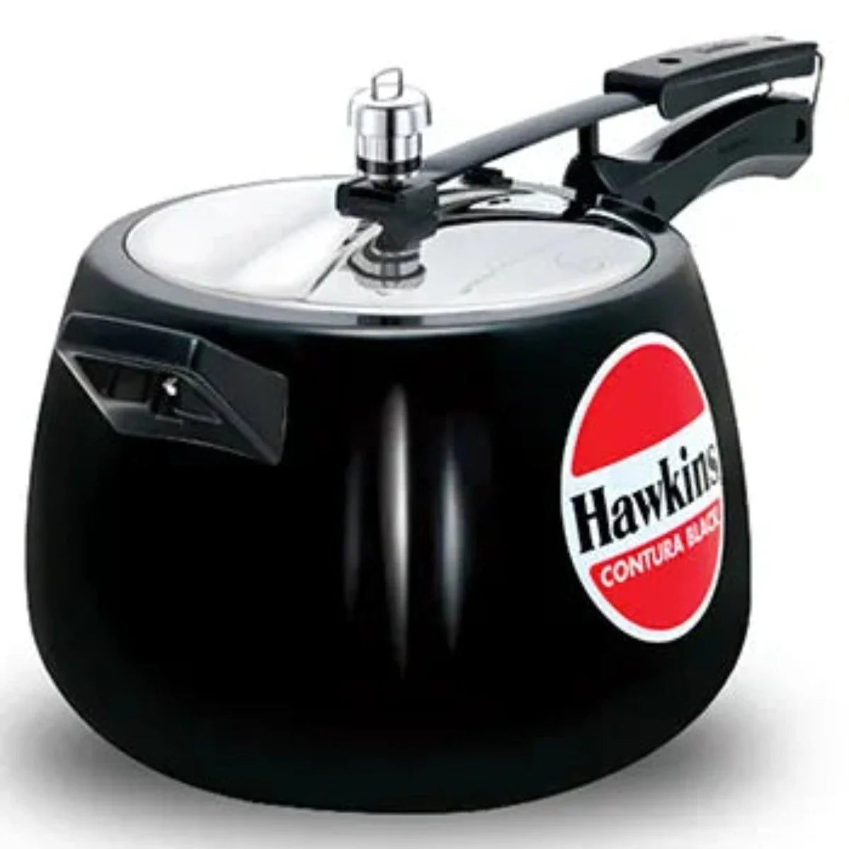 Hawkins Contura Black Hard Anodised Pressure Cooker