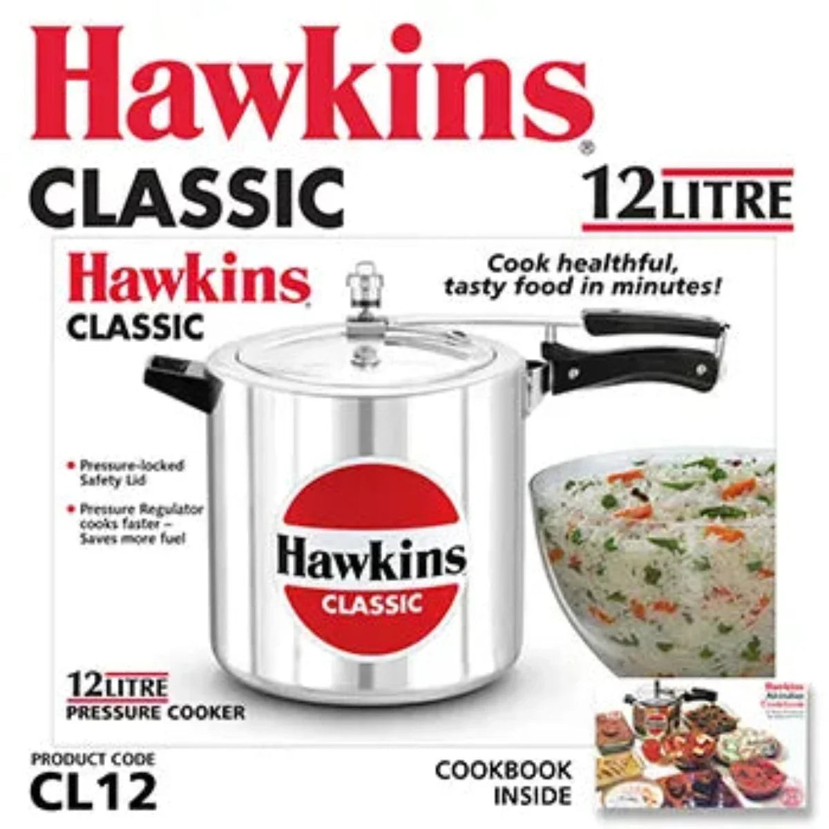 Hawkins Classic Aluminum Pressure Cooker