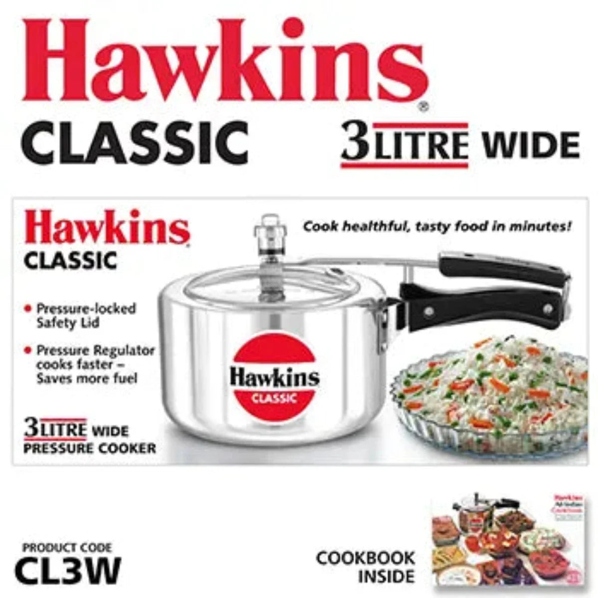 Hawkins Classic Aluminum Pressure Cooker