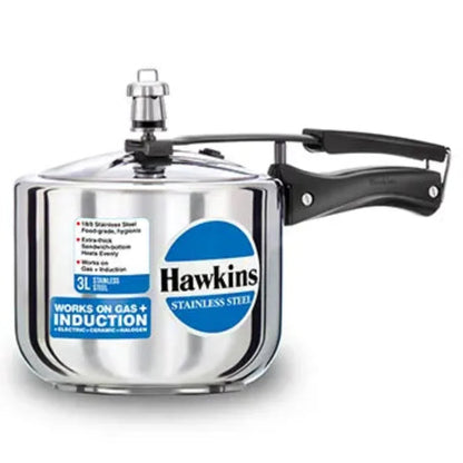 Hawkins Stainless Steel Pressure Cooker | Induction Compatible