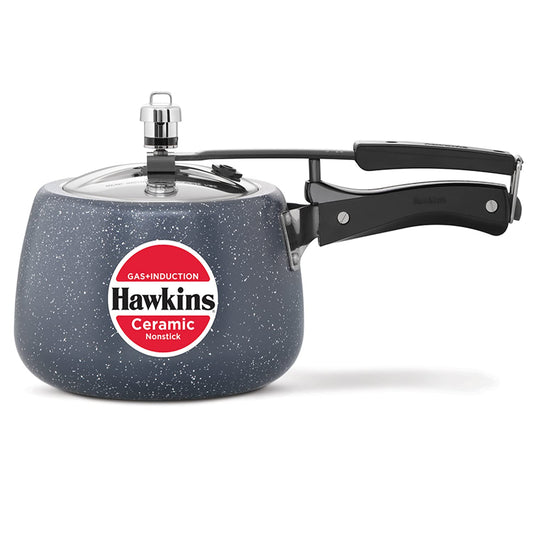  Hawkins HC15 Pressure Cooker, 1.5L, Silver: Home & Kitchen