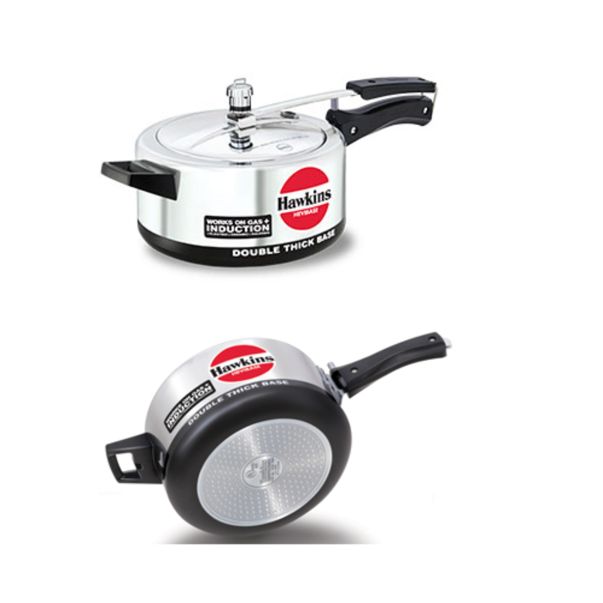 Hawkins Hevibase Aluminium Pressure Cooker | Induction Compatible