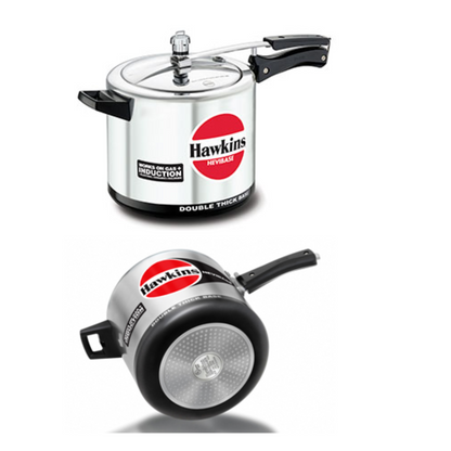 Hawkins Hevibase Aluminium Pressure Cooker | Induction Compatible