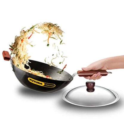 Futura Nonstick 3 L Induction Friendly Stir-Fry Wok By Hawkins