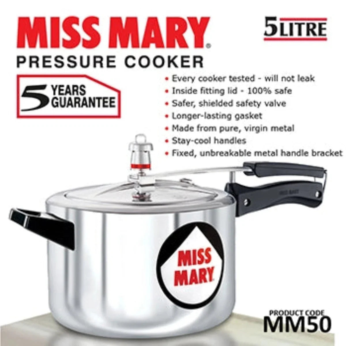 Hawkins Miss Mary Aluminium Pressure Cooker