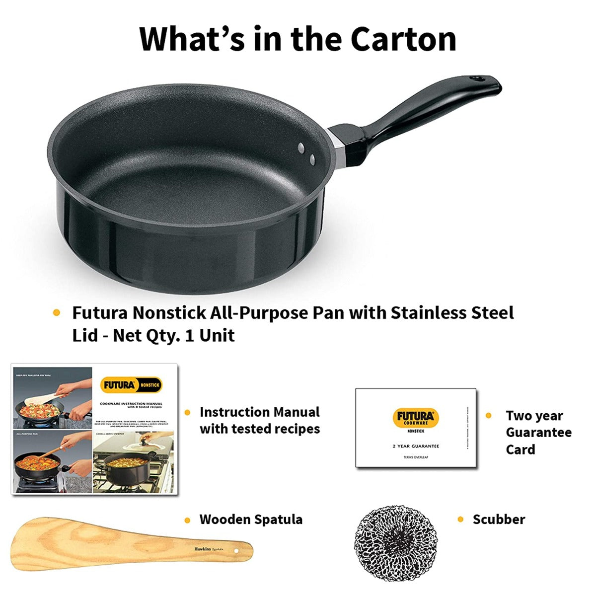 Futura Nonstick Sauté Pan/Curry Pan By Hawkins