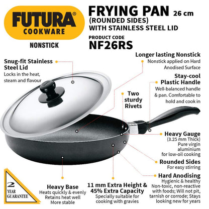 Futura Nonstick 24cm Round Frying Pan By Hawkins