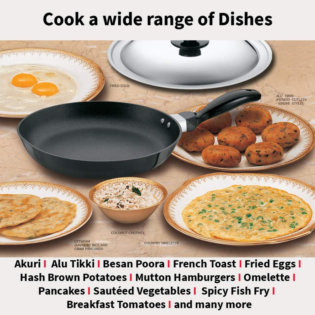 Futura Nonstick 24cm Round Frying Pan By Hawkins