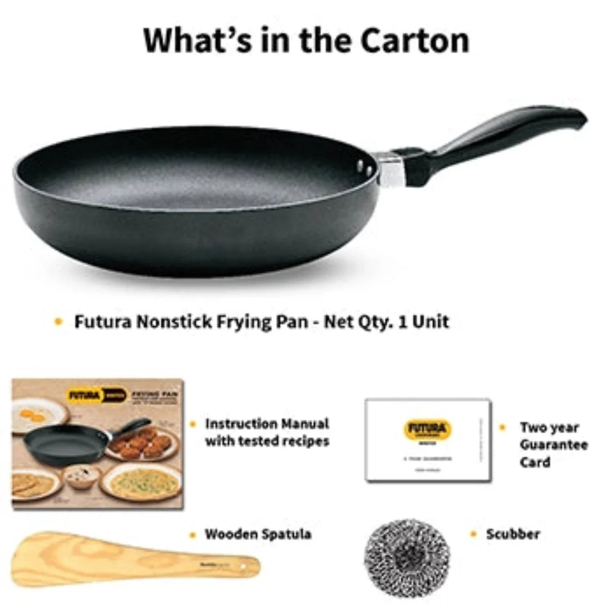 Futura Nonstick 24cm Round Frying Pan By Hawkins