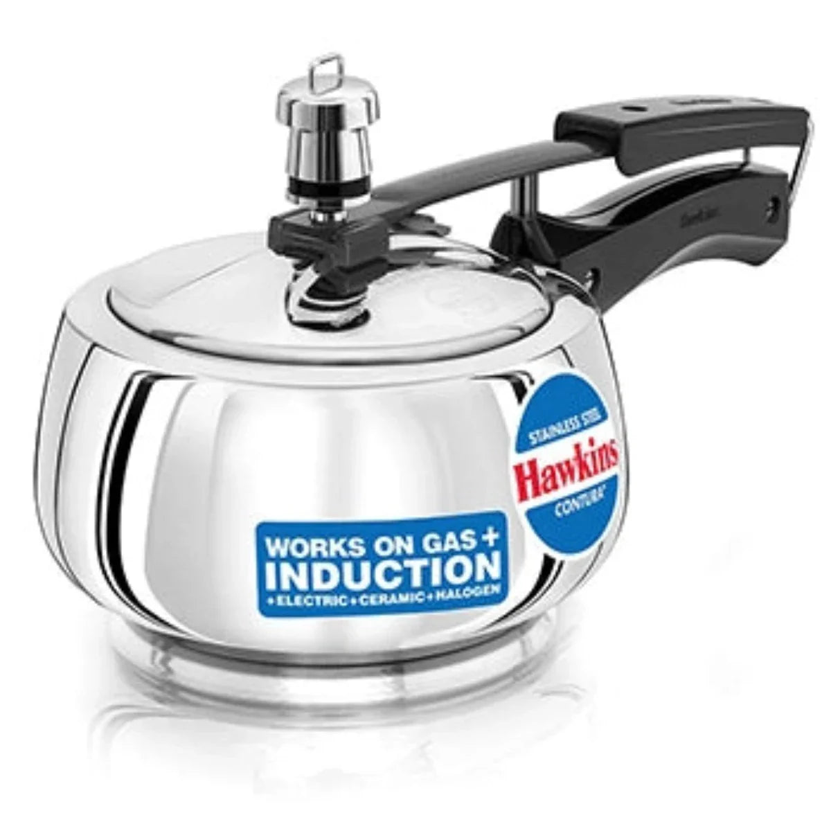 Hawkins Contura Stainless Steel Pressure Cooker | Induction Compatible